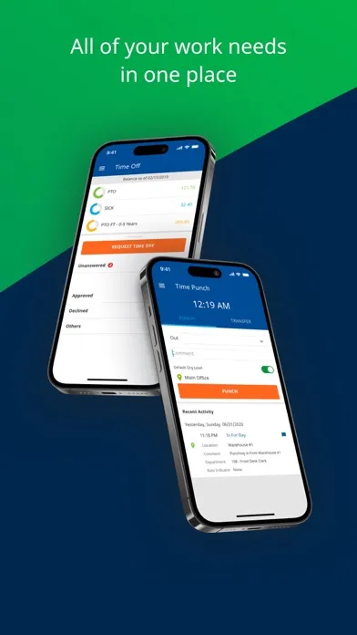 Capturas de pantalla de Insperity Mobile