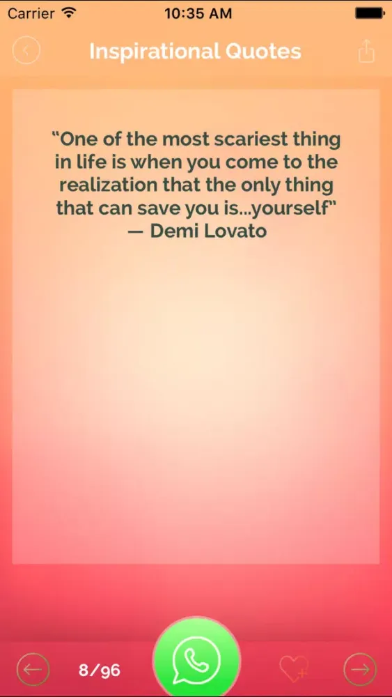 Capturas de pantalla de Inspirational & Motivational Quotes - InstaQuote
