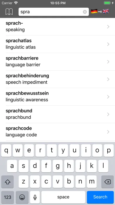 Ảnh chụp màn hình của German Dictionary - offline