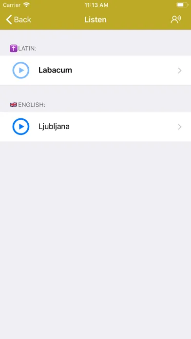 Latin Dictionary - offline Screenshots