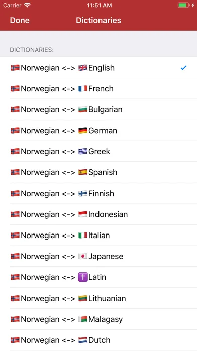 Norwegian Dictionary - offline سکرین شاٹس