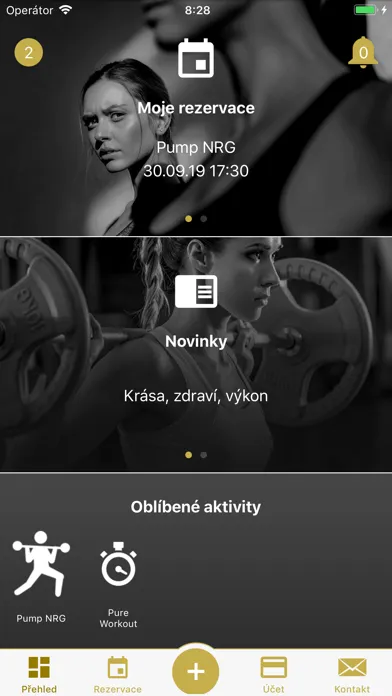 Capturas de tela do Energy Fitness