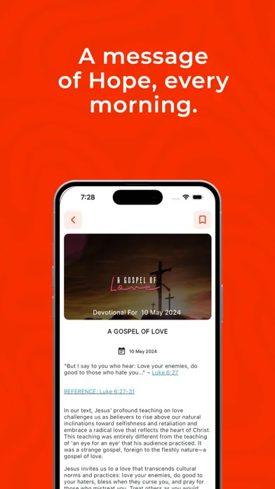 Inspired2Go Daily Devotional Screenshots