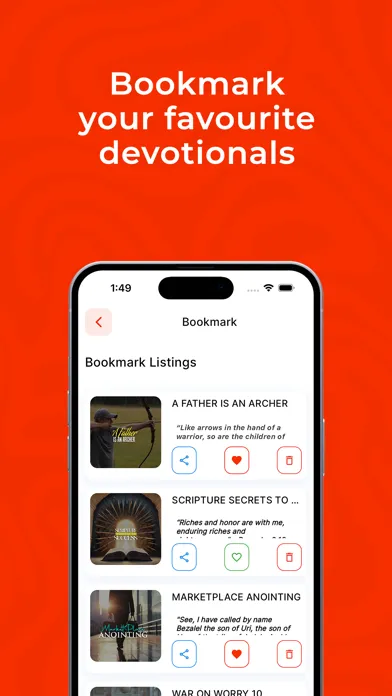 Inspired2Go Daily Devotional Screenshots