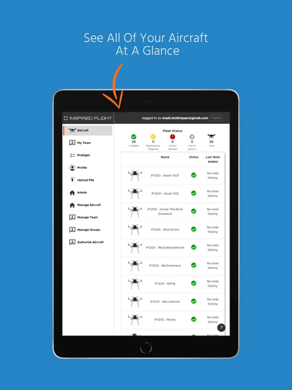 PilotGo IFT iPad  Screenshots