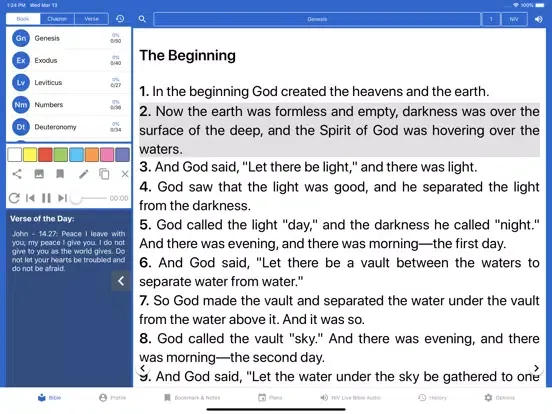 Screenshot di NIV Live: A Bible Experience iPad 
