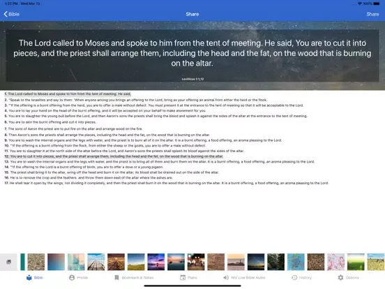 Screenshot di NIV Live: A Bible Experience iPad 