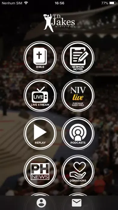 Tangkapan skrin T.D. Jakes Ministries