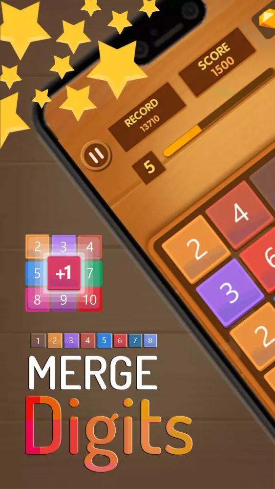 Merge Digits Screenshots