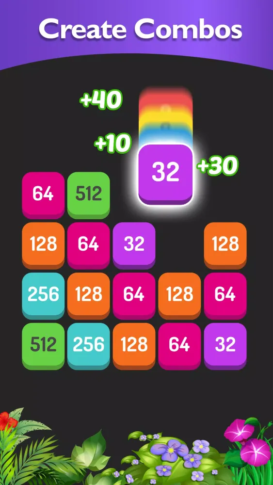 Match the Number - 2048 Game Screenshots
