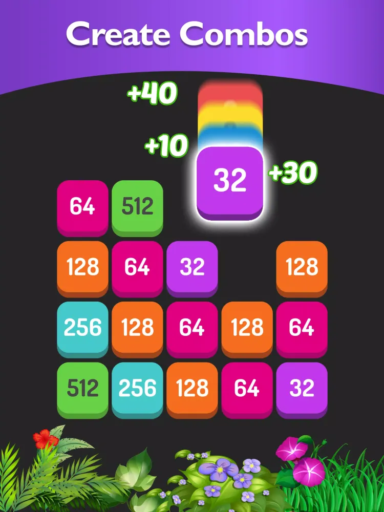 Match the Number - 2048 Game Screenshots