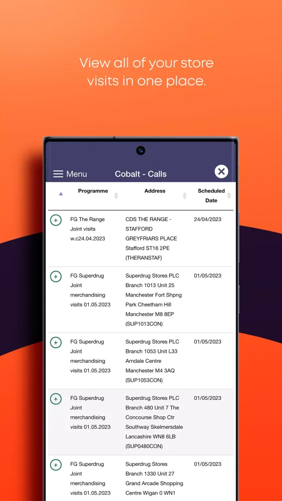 Cobalt سکرین شاٹس