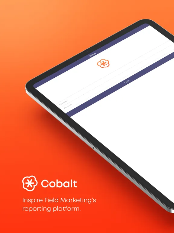 Ảnh chụp màn hình của Cobalt Inspire iPad 