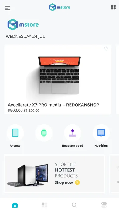 Capturas de pantalla de Mstore Multi Vendor eCommerce