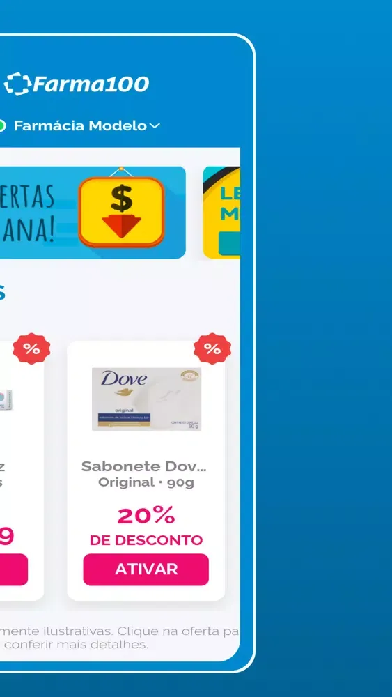 Tangkapan layar Farma 100