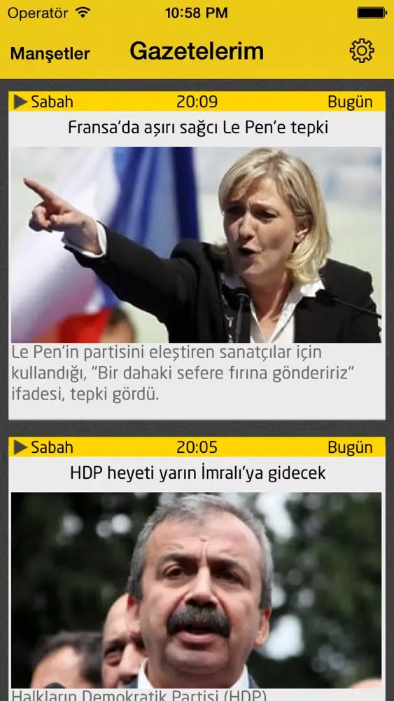 Скриншоты Gazetelerim