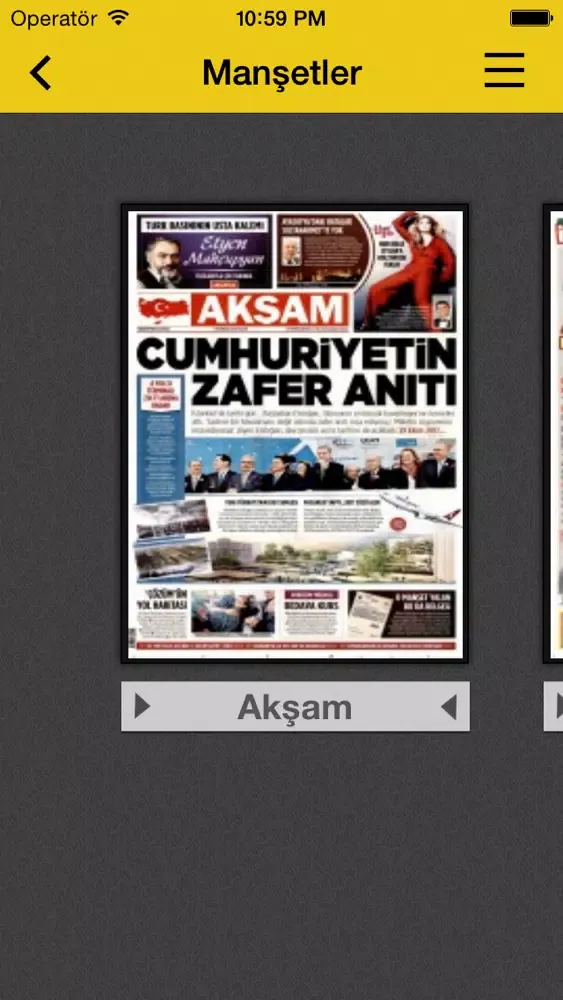 Скриншоты Gazetelerim