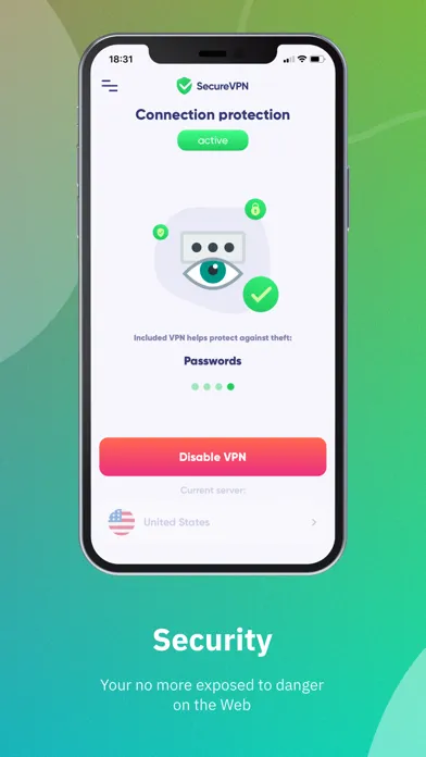 Zrzuty ekranu Secure VPN: Fast net locations