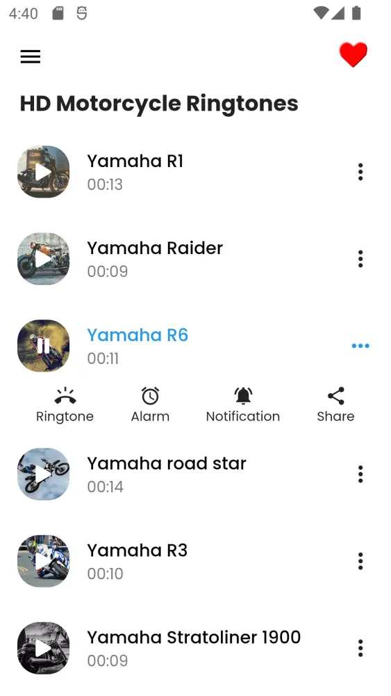 HD Motorcycle Sounds Screenshots