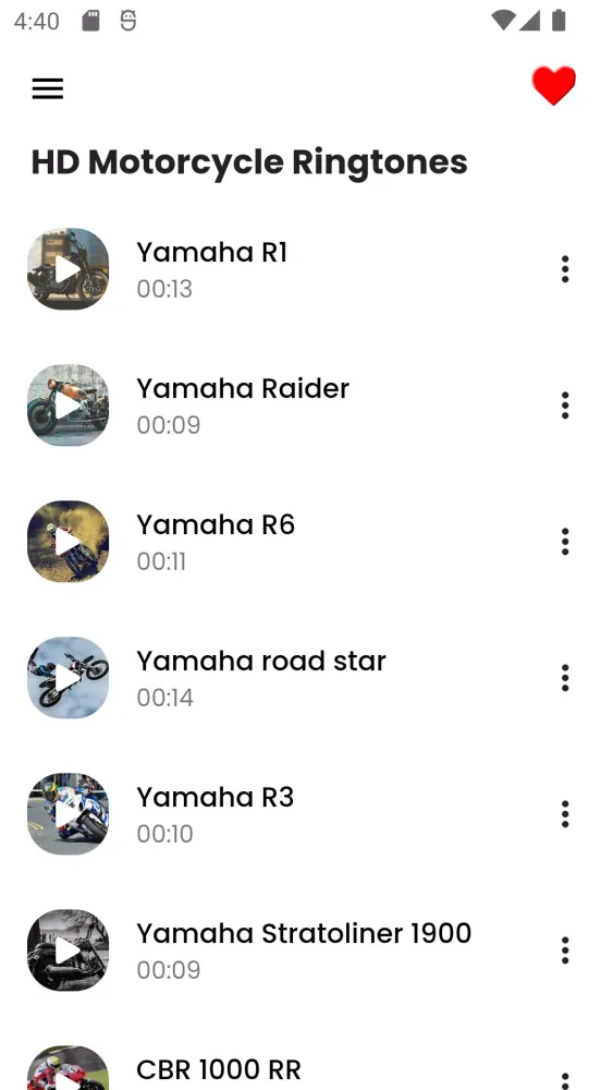 HD Motorcycle Sounds Screenshots