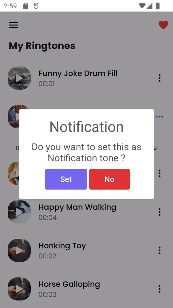 Funny SMS Notification Tones Screenshots