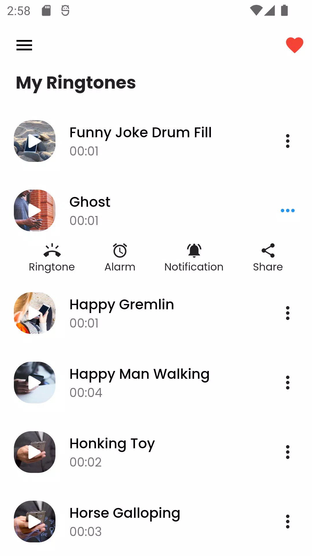 Funny SMS Notification Tones Screenshots