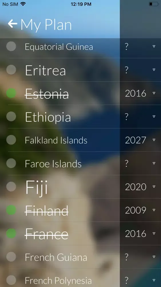 My Travel Plan App应用截图