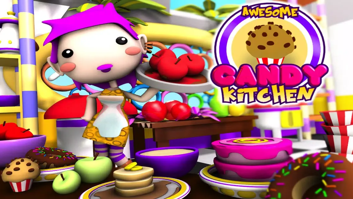 صور Awesome Candy Kitchen Dash - Top Best Cafe Shop Game for Girls and Boys! (Pro Version)