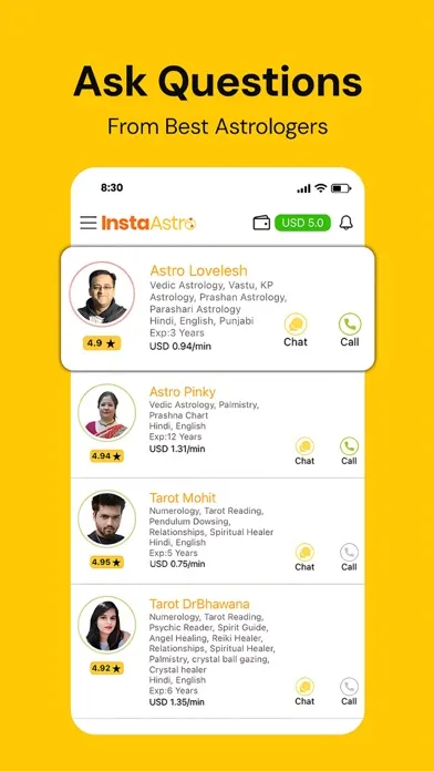 Скриншоты Talk to Astrologer :InstaAstro
