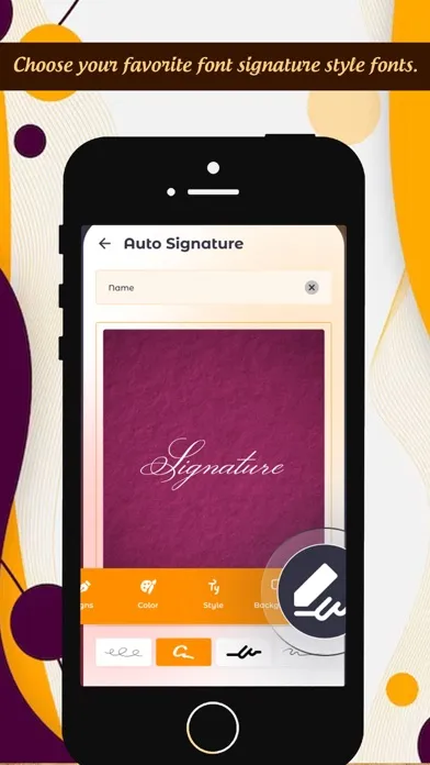 Zrzuty ekranu Signature Maker - Signature