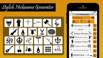 Zrzuty ekranu Fancy Nick Name Generator