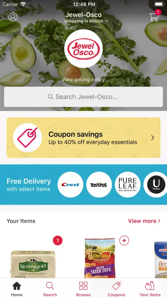 Screenshot di Jewel-Osco Delivery