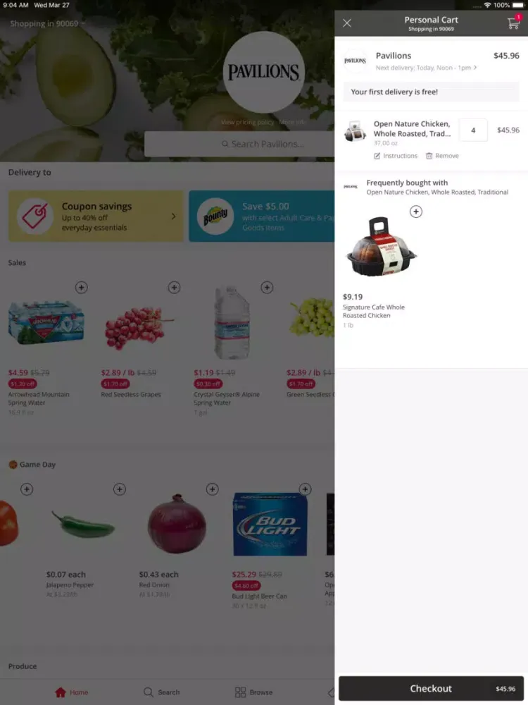 Pavilions Rush Delivery iPad  سکرین شاٹس