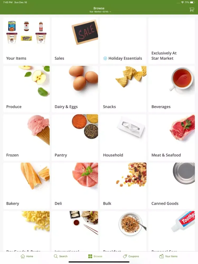 Ảnh chụp màn hình của Star Market Rush Delivery iPad 