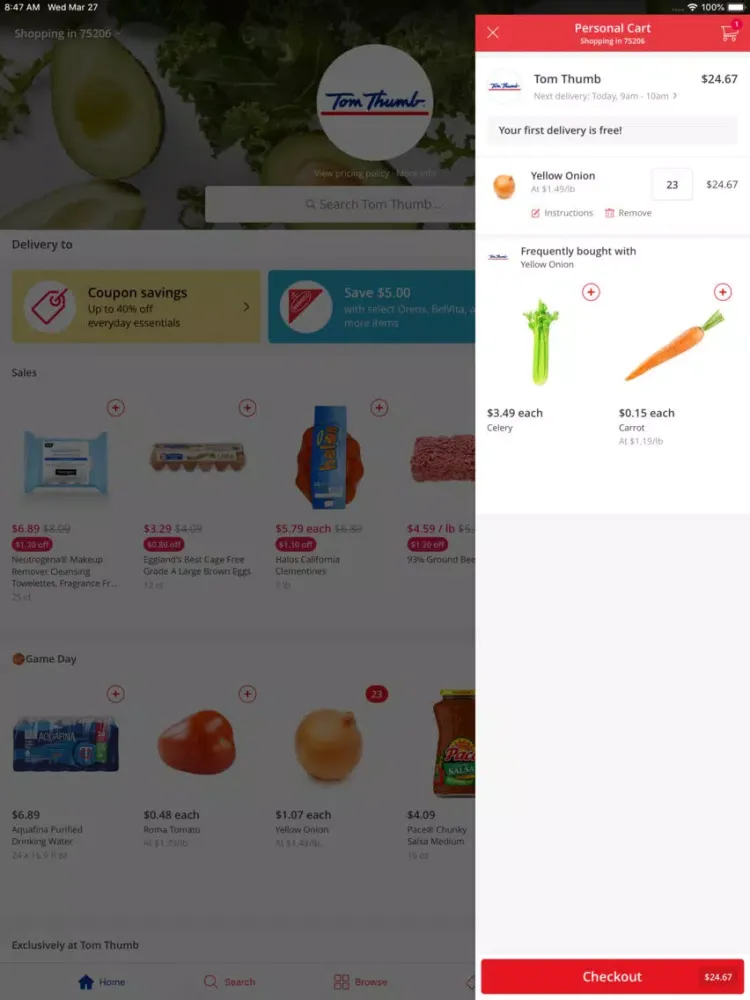 Capturas de tela do Tom Thumb Rush Delivery iPad 