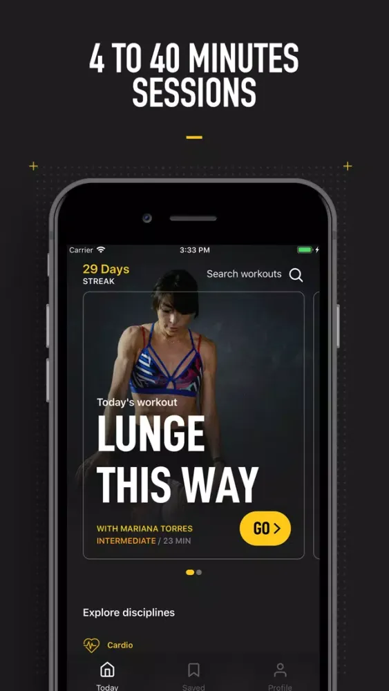Tangkapan skrin InstaFit Gym: Audio workouts