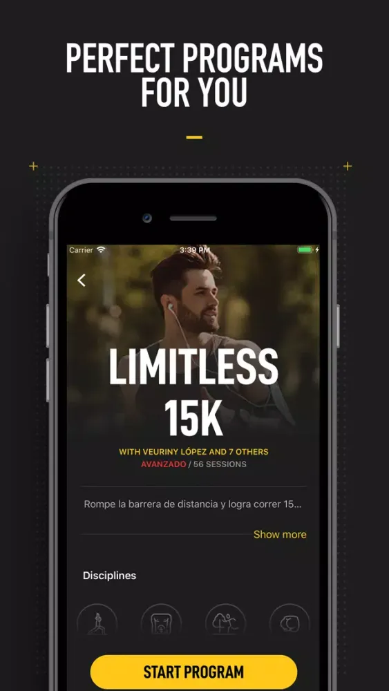 Tangkapan skrin InstaFit Gym: Audio workouts