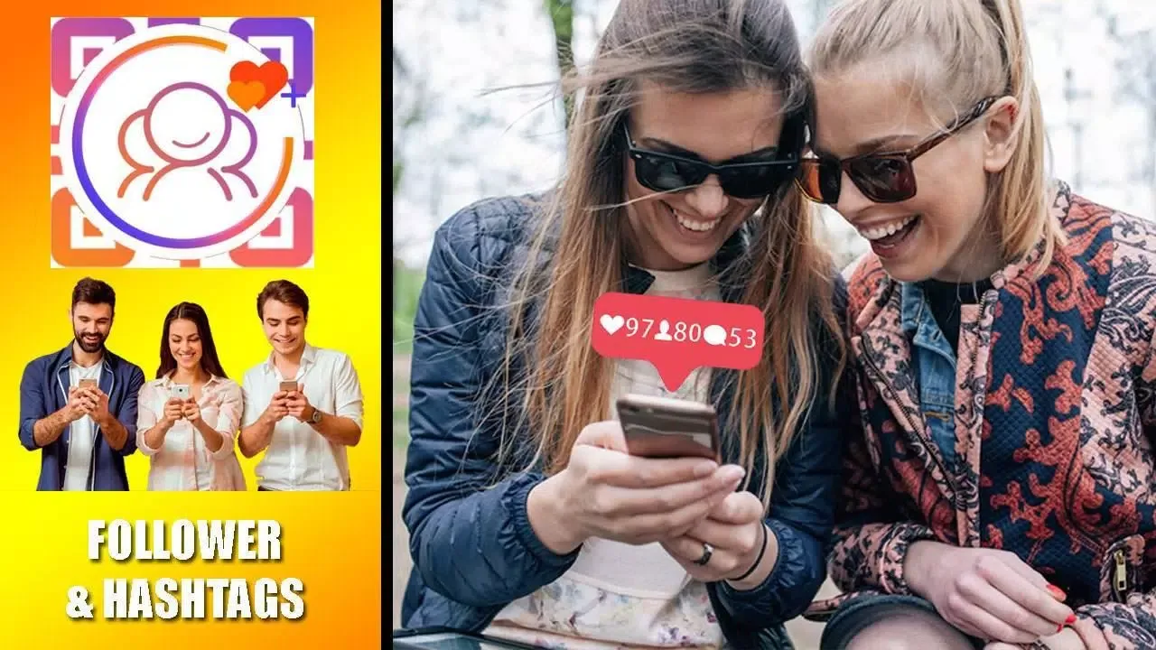 Real followers & Likes by Tags Screenshots