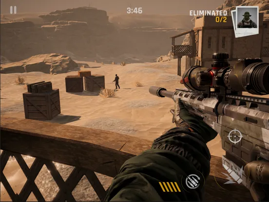Tangkapan layar GhostX: Sniper Simulator iPad 
