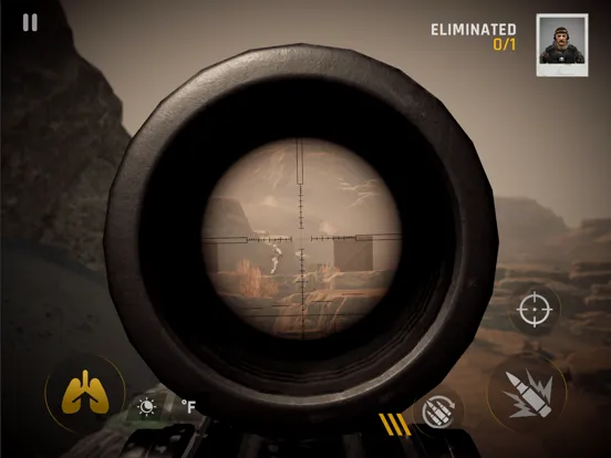 Tangkapan layar GhostX: Sniper Simulator iPad 