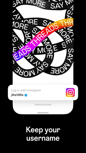 Threads, an Instagram app سکرین شاٹس
