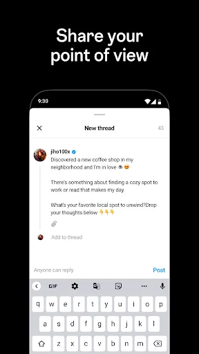 Threads, an Instagram app سکرین شاٹس