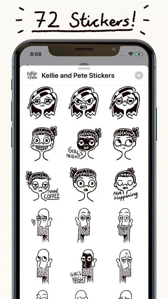 صور Kellie and Pete Sticker Pack