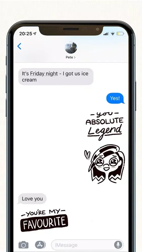 صور Kellie and Pete Sticker Pack