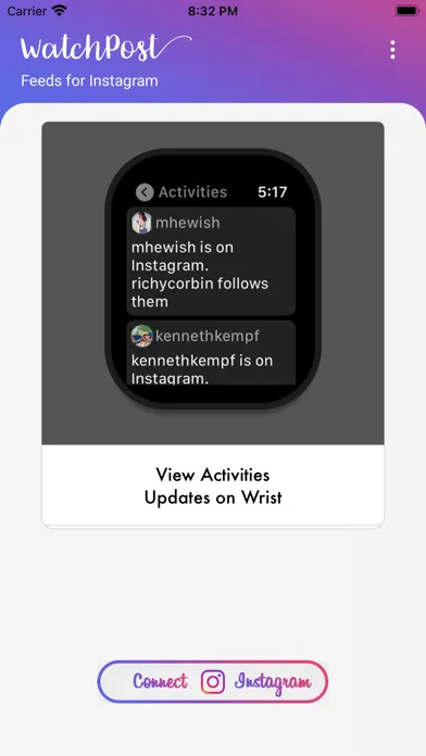 WatchPost for Instagram Feeds Screenshots