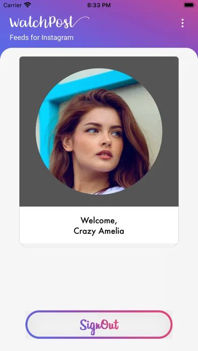 WatchPost for Instagram Feeds Screenshots
