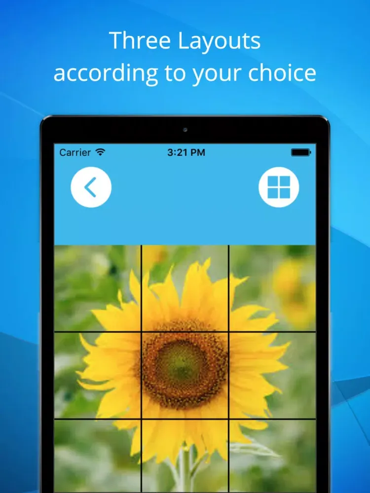 Gridy Pic for Instagram - Upload Pic in grid view on Instagram iPad  Screenshots
