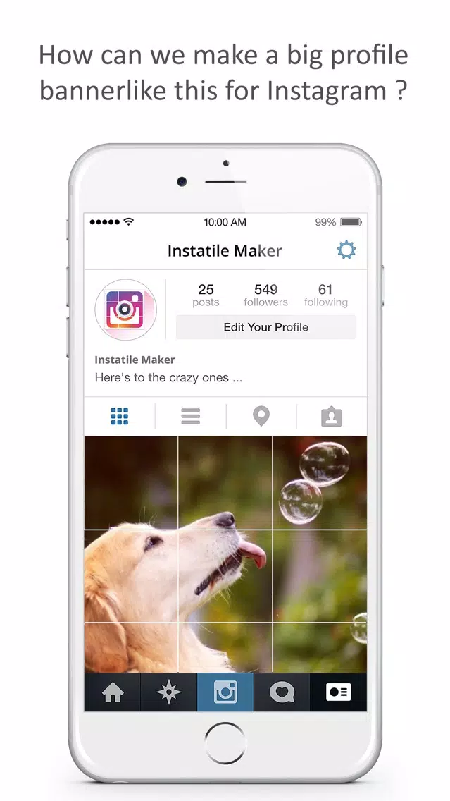Capturas de pantalla de IG Tile Maker: Grid Filtered Banner for Instagram