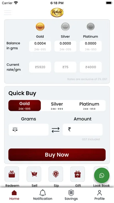 Rokde Digital Gold स्क्रीनशॉट