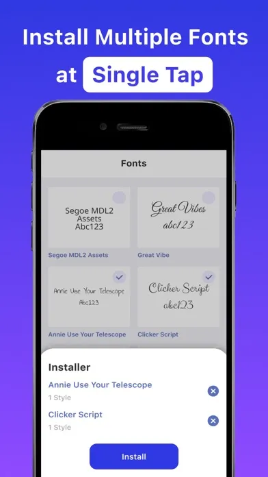 Fonts - Find, install any font स्क्रीनशॉट